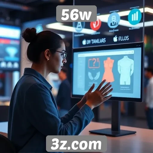 Exploração das funcionalidades interativas do site 56w